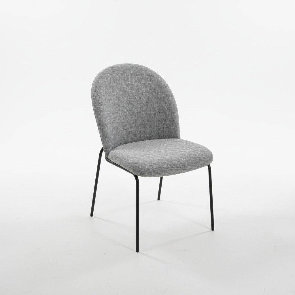 Silla Boutique "Tedi" - Diseño Ergonómico Gris
